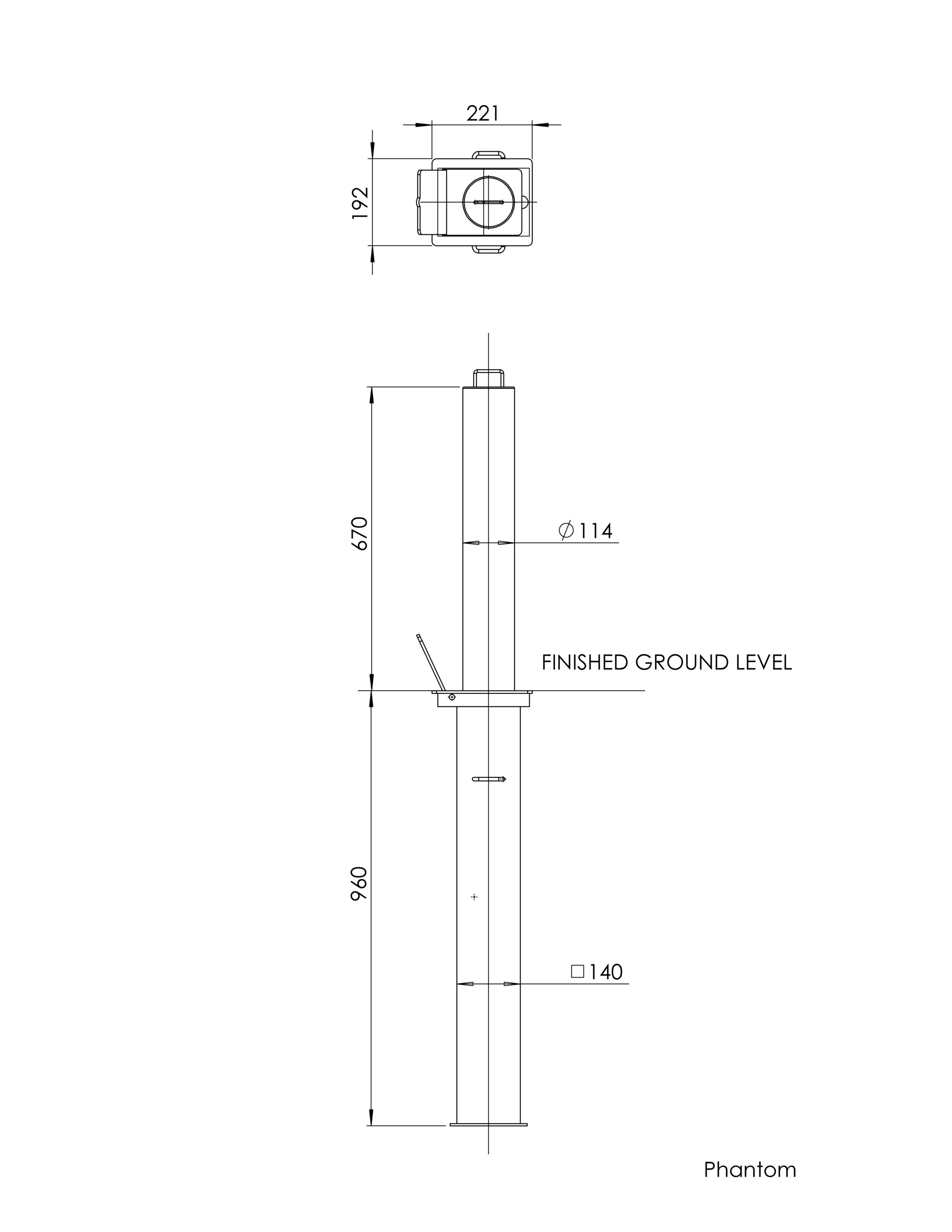 Rhino-Phantom Bollard - Image 2