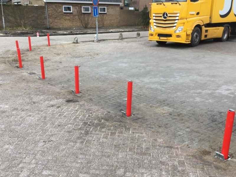 Verzinkbare Rhino-Pollers voor gevelbeveiliging