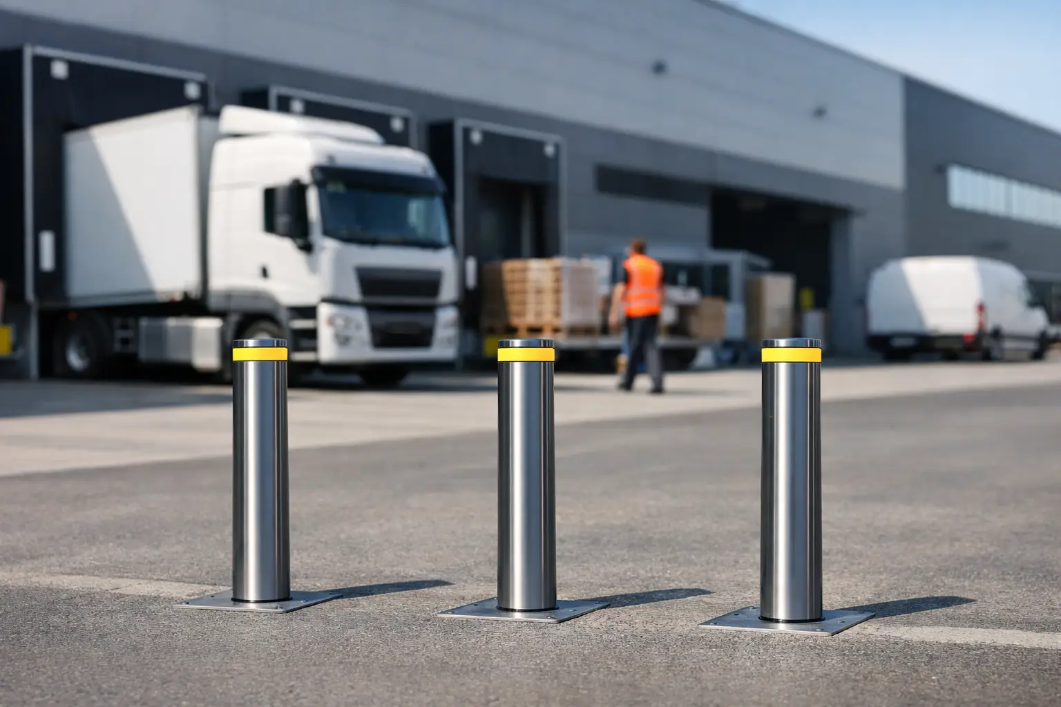 Praktijkvoorbeeld pollers bij een distributiecentrum 1 RhinoSystems